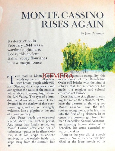 Monte cassino rises again - monte,