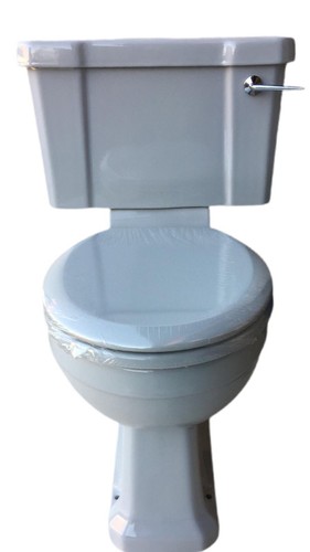 Grey art deco toilet - art,