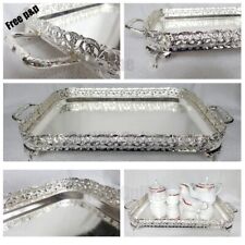 Silver Rectangular 40cm Large