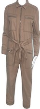 Women’s GANNI  Brown Jumpsuit/Boiler Suit Look  Size 38 UK 14