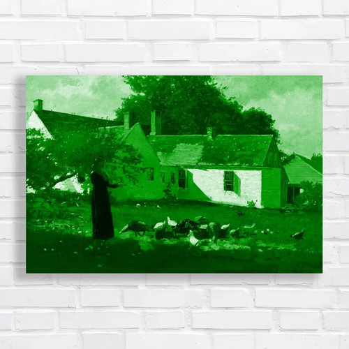 Country farm cottage green - country,