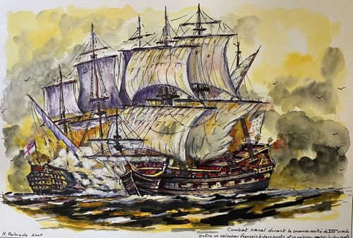 French english naval combat - english,