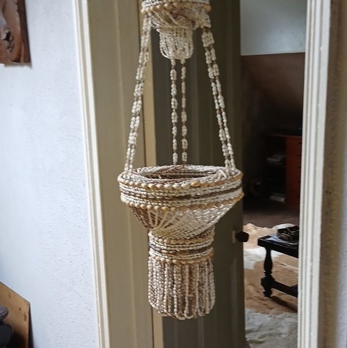 Vintage boho cowrie - cowrie, shelled