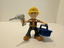 2015 Mattel Bob the Builder figure with drill/tool box. 