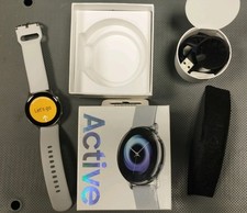 SAMSUNG Galaxy Watch Active SM-R500 Smart Watch SILVER Boxed 