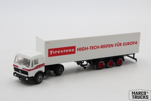 Herpa 1635 box trailer - mb,