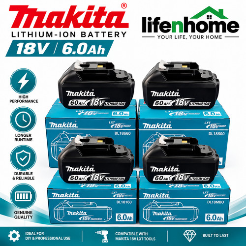 Genuine makita 6ah 18v - 4x,