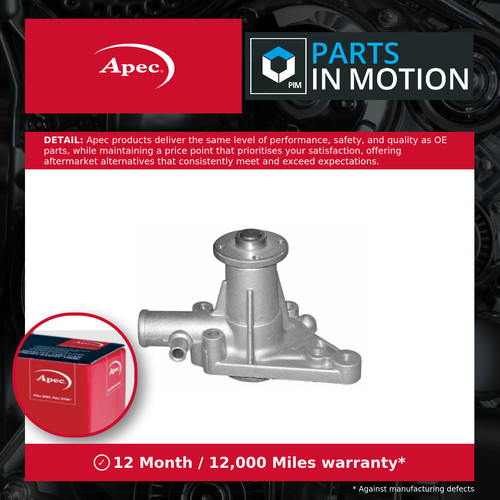 Water pump fits rover mini - water,
