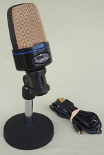 Alesis AM01 USB Studio Recording Podcast USB Microphone with Desk Stand + Cable