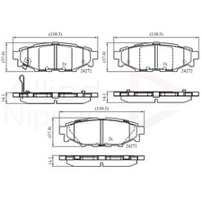 Brake Pads Set For Subaru