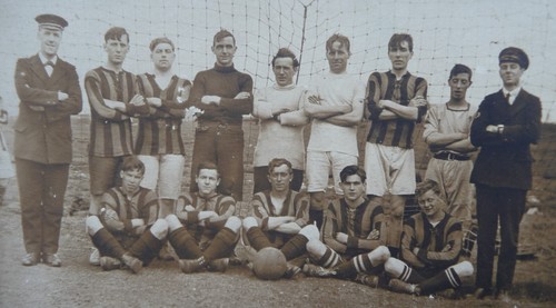 Royal navy football team - football, ww1