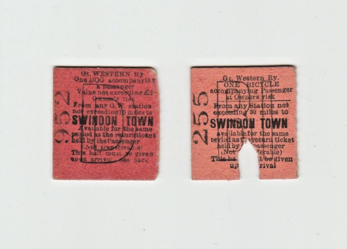 Great western railway tickets - western,