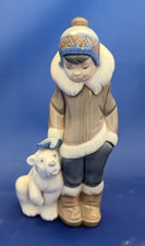 Lladro 5238 Eskimo Boy with
