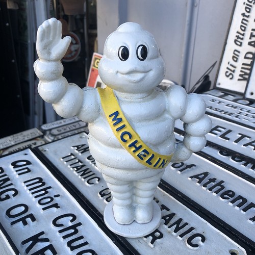 Michelin man cast iron money - man,