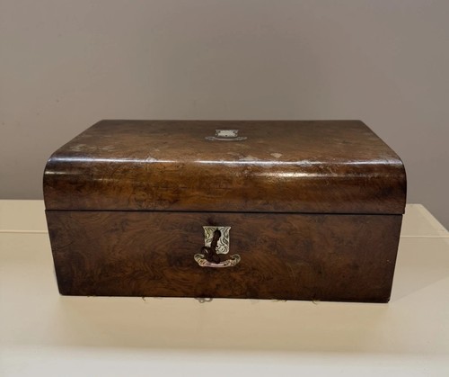Antique walnut and mother - and, of