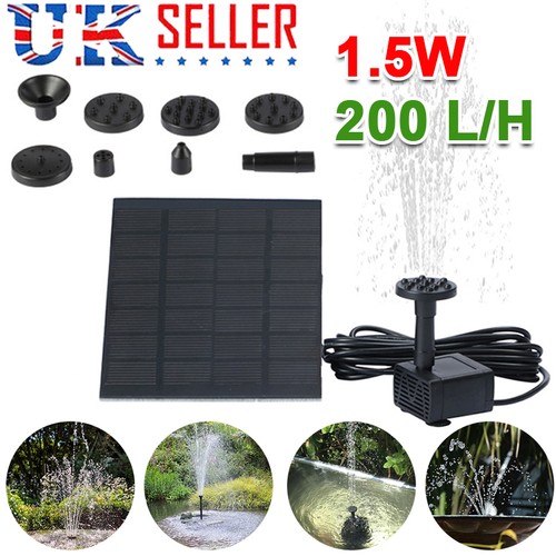 Solar panel powered - panel, water