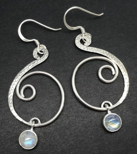 Rainbow moonstone drop