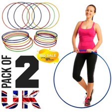 2 x Multicolor Hula Hoops
