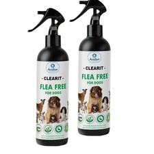 CLEARIT Flea Free 100% Natural & Organic Flea & Tick Spray for Dogs