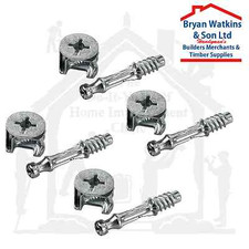 12.5mm Universal Cam Fixings and Dowels Flat Pack Furniture Assembly Fittings ZP