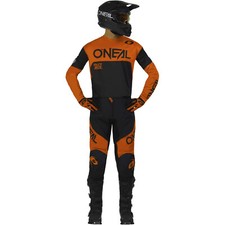 NEW ONEAL ELEMENT RACEWEAR RACE KIT SUIT BLACK ORANGE MX MOTOCROSS CHEAP MTB BMX