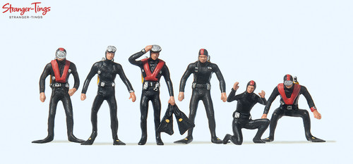 Preiser divers exclusive - divers, (6)
