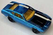 CORGI ROCKETS ASTON MARTIN DBS BLUE/BLACK BONNET No.913 VINTAGE 1970s DIECAST
