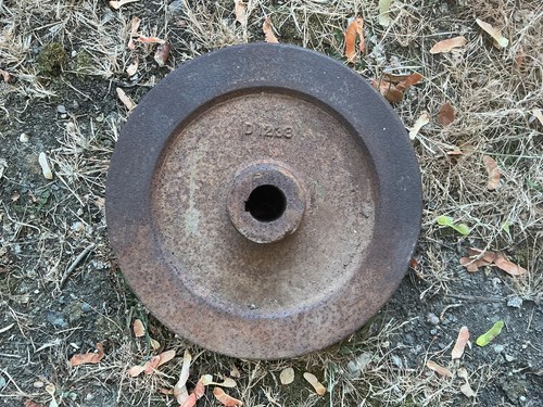 Stationary engine fly wheel - stationary,