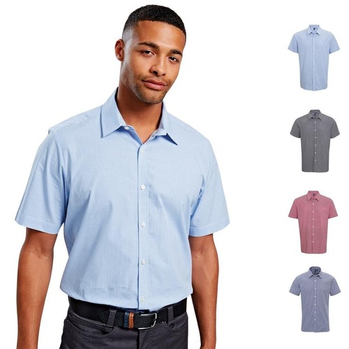 Mens checked shirt short - checked,