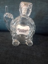 Blantons whiskey bottle empty - blantons,