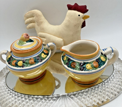 Hand painted italian majolica - hand-painted,