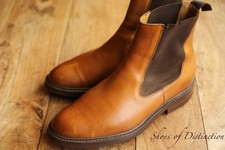 Barker Tan Brown Grain Leather
