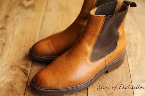 Barker tan brown grain leather - tan,