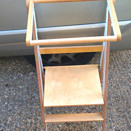 Kids foldable wooden step - kids,