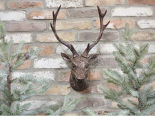 Stag Head Wall Mounted Animal Head Deer ornament Country Décor
