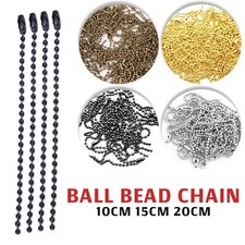 100pcs Metal Ball Bead Chain