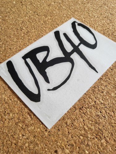 Ub40 logo design - logo, vinyl