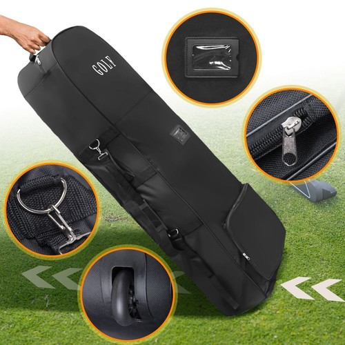 Black padded golf holiday - golf,