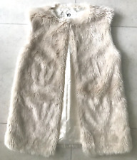 Girls’ Faux Fur Gilet Jacket - size 12 -13 years / 158cm- new without tags