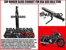 SSP RANGER GLOSS EXHAUST FIT FOR BSA 650 GOLD STAR