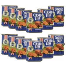 Hertford Corned Beef 12 x 340g Tins – Ready to Eat Sandwich Snack Canned Meat