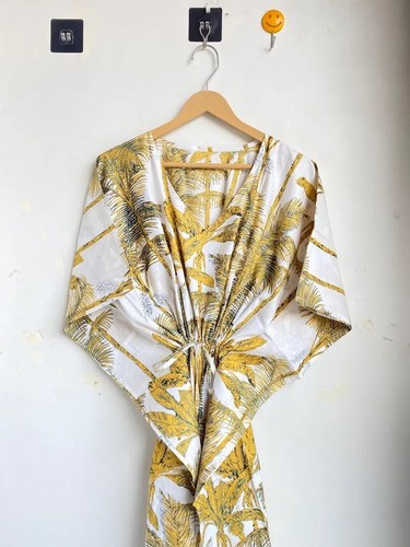 Indian cotton yellow floral - yellow,
