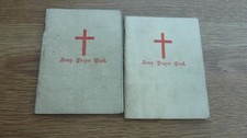 WW1 WW2 2 X ORIGINAL ARMY PRAYER BOOKS 1940 & 1918 COMPLETE