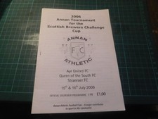 Tournament 2006/7 Annan Athletic v Ayr United / Stranraer / Queen of the South