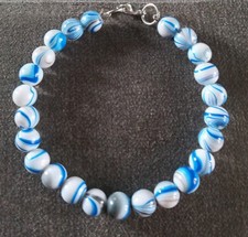 Blue And White Memory Wire