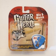 Guitar Hero Mix & Match Solos Mini Guitar Feedback Figure Toy W/Stand BOXED