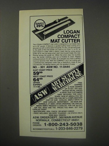 1990 asw art suppy warehouse - suppy,