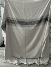 Candice Double Duvet Cover With Matching Pair Of Pillowcase, Grey With Sequins