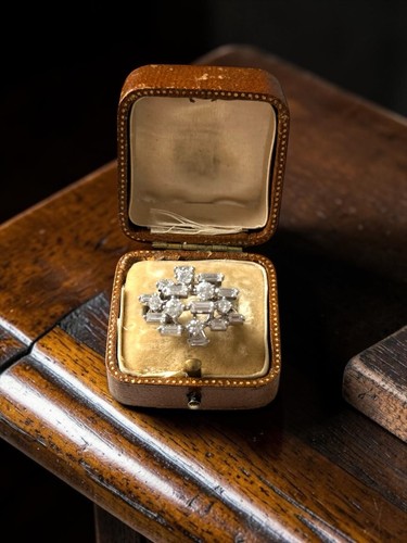 Vintage 18k white gold - white,