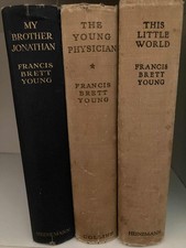 Francis Brett Young set of 3 Hardbacks 1930's vintage pub. Collins & Heinemann